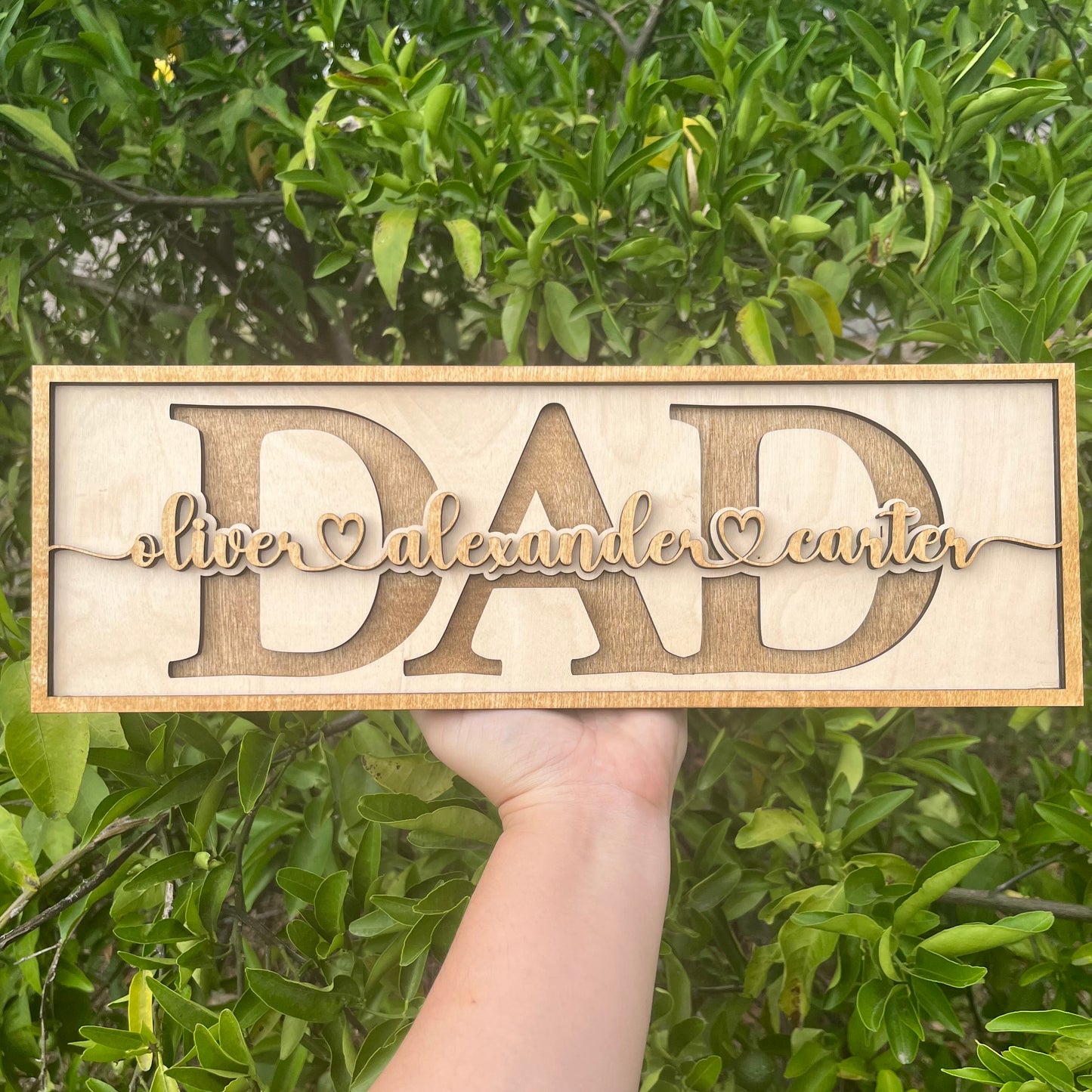 Father’s Day Sign With Heart
