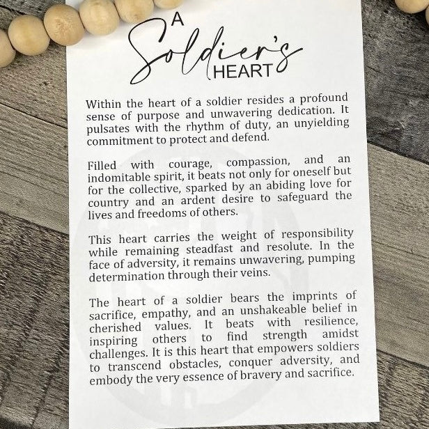 A Soldier's Heart Story Card