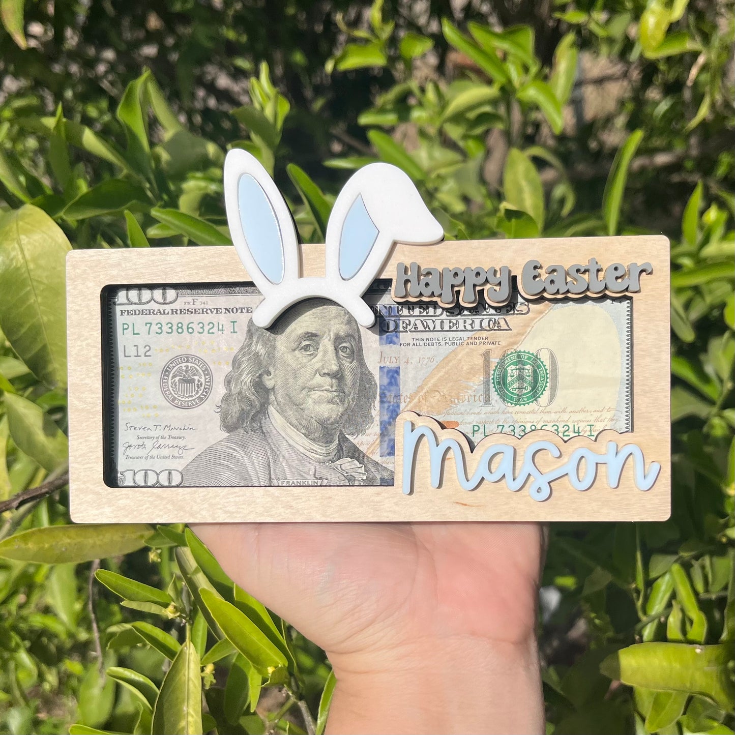 Easter Bunny Money Holder