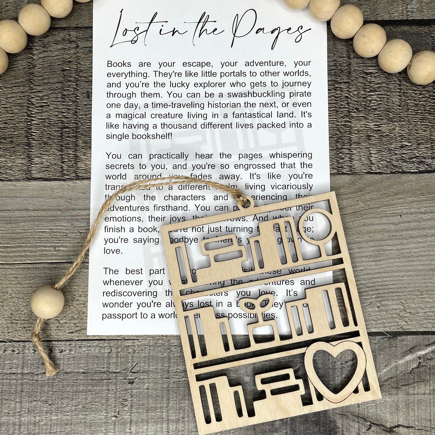 Lost In The Pages Story Card