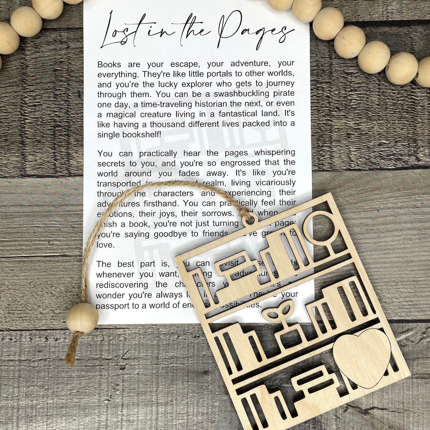 Lost In The Pages Story Card