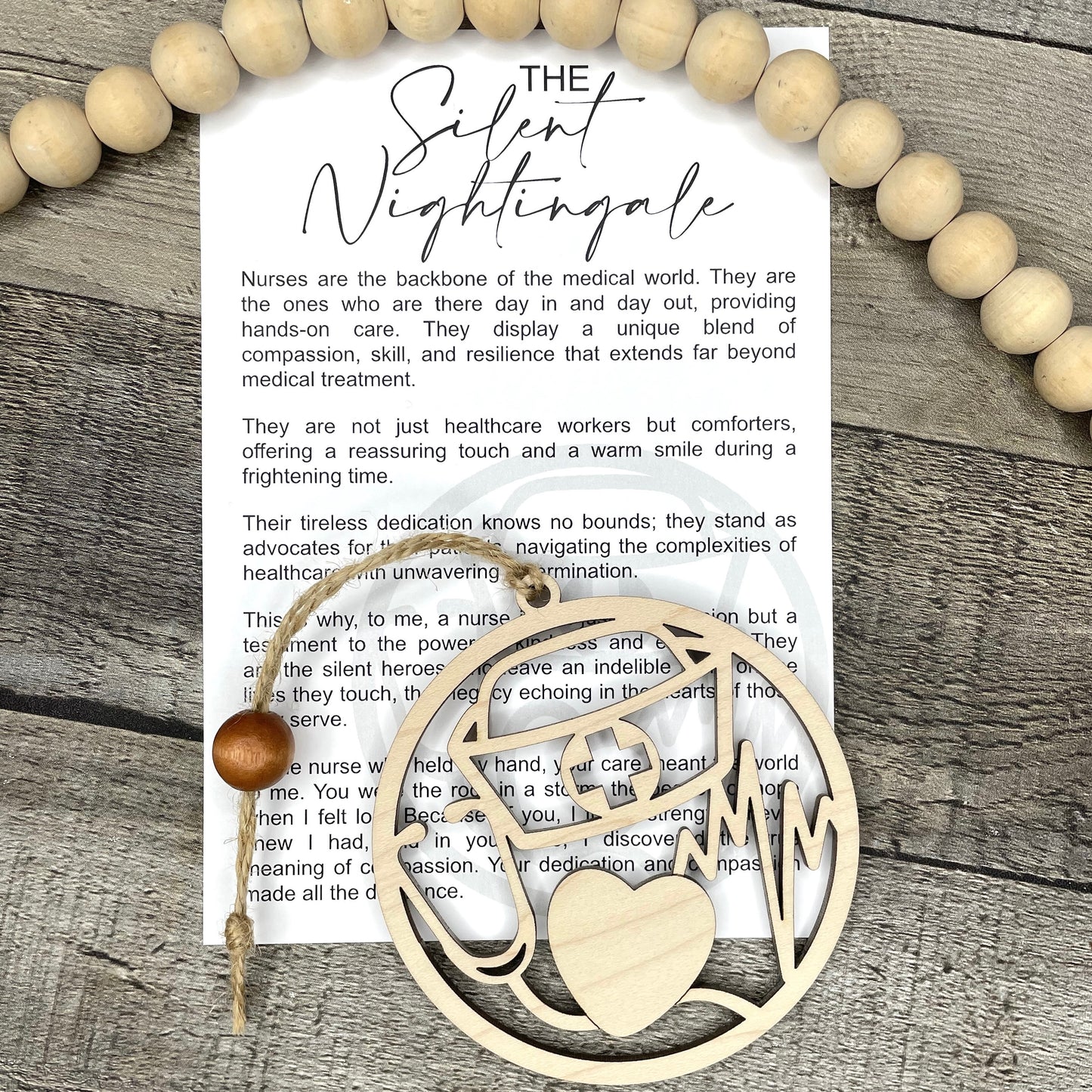 The Silent Nightingale Story Card