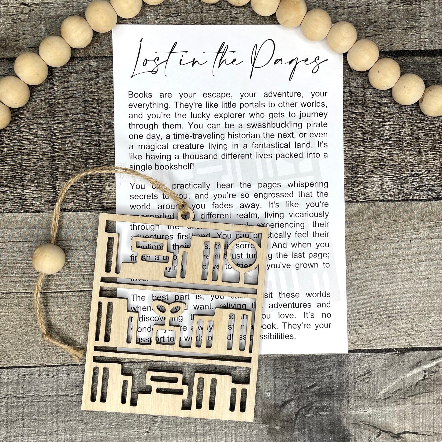 Lost In The Pages Story Card