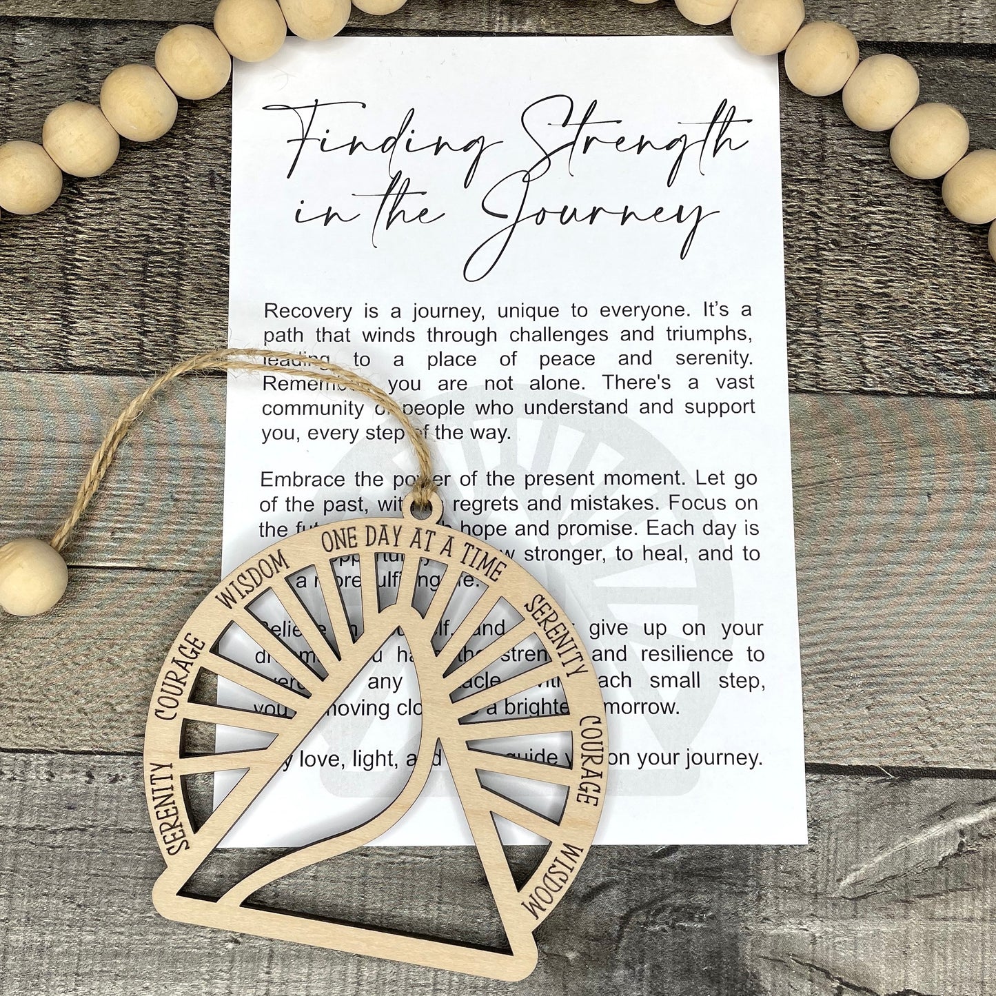 Finding Strength In The Journey Story Card
