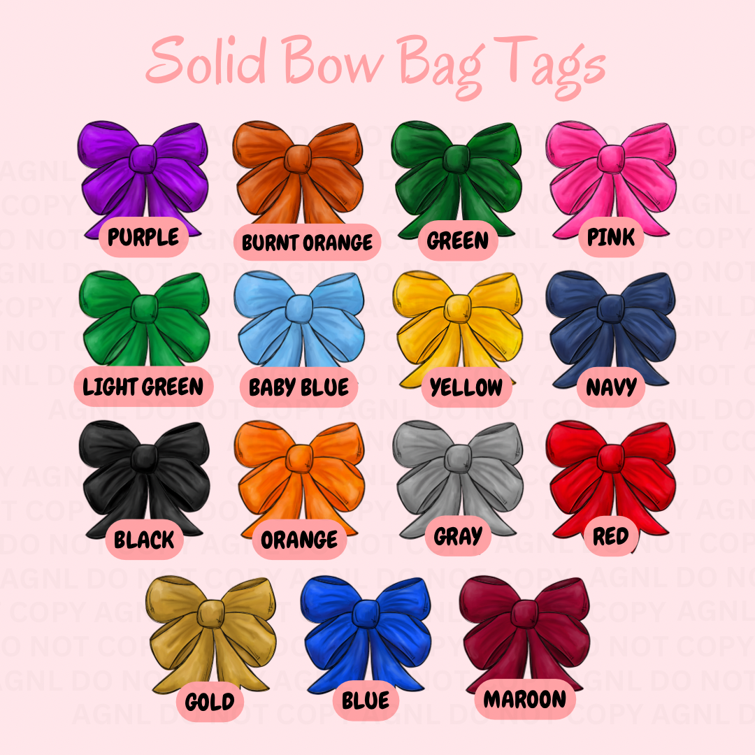 Bow MDF Keychains