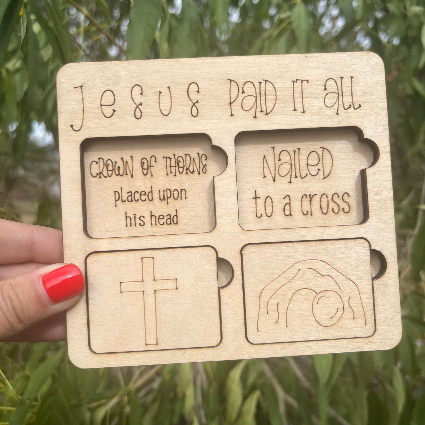 Jesus Paid It All Puzzle