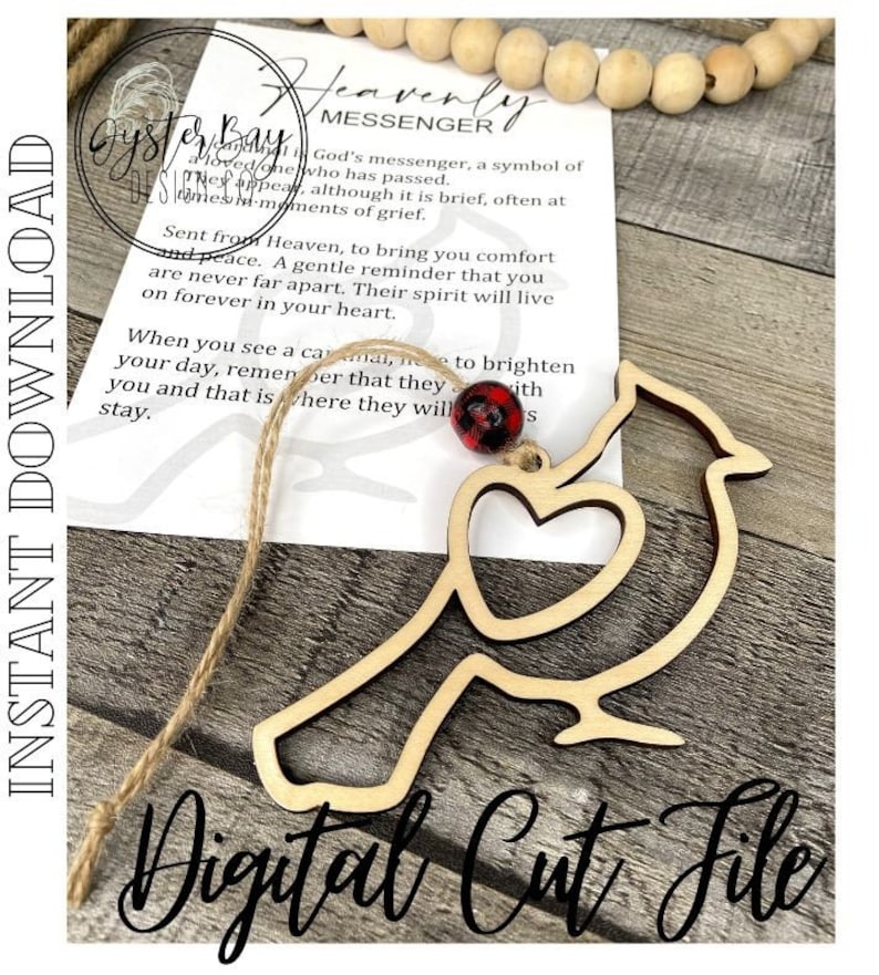 Heavenly Messenger Cardinal Car Charm