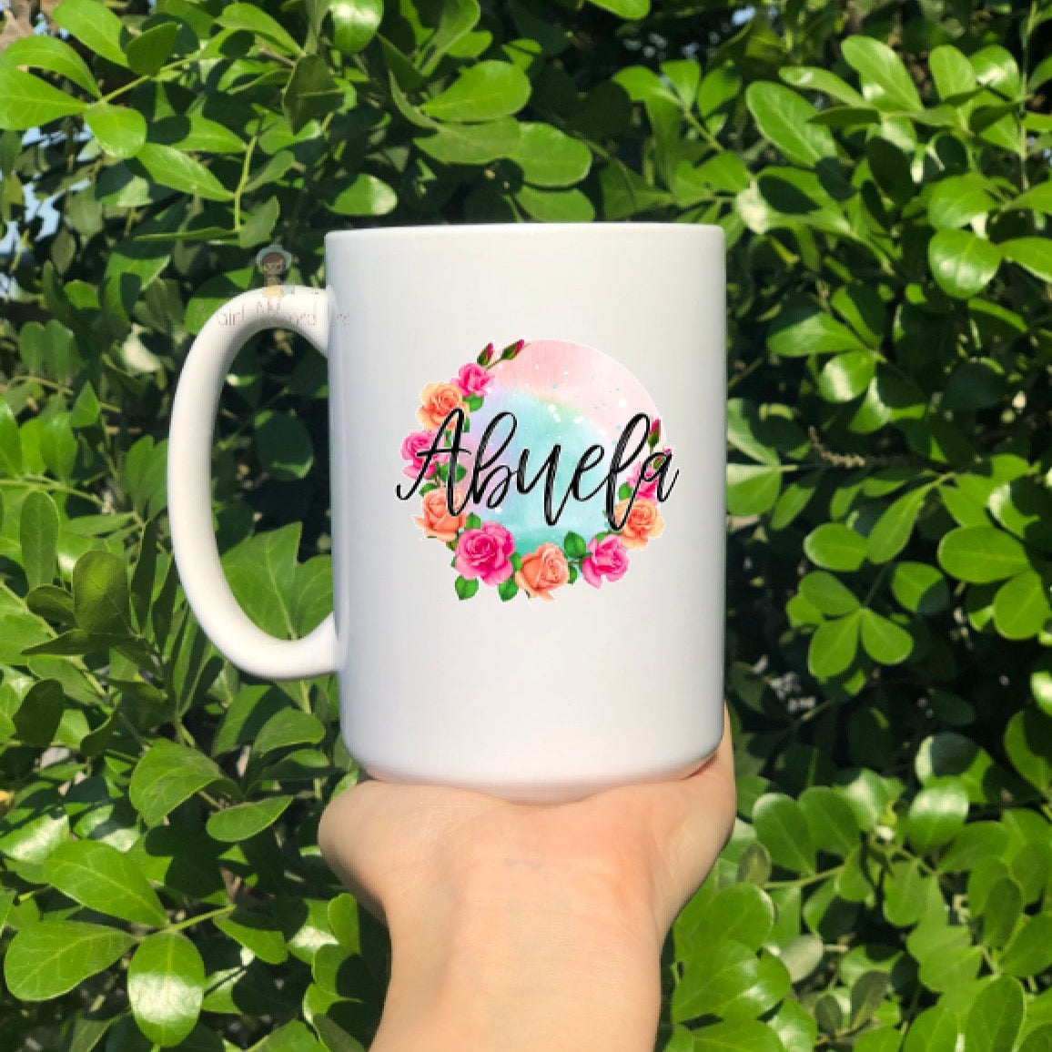 Abuela Floral Mug