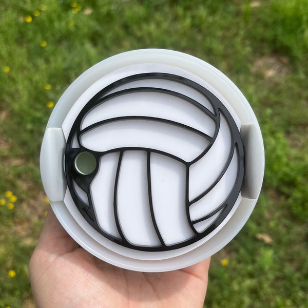 Volleyball Tumbler Topper
