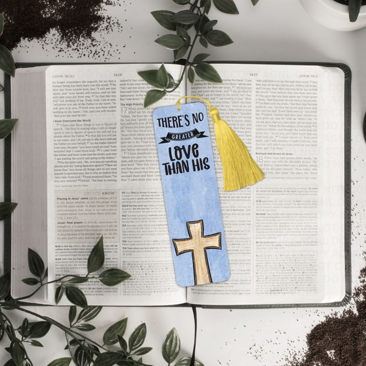There's No Greater Love Than His Bookmark With Tassel