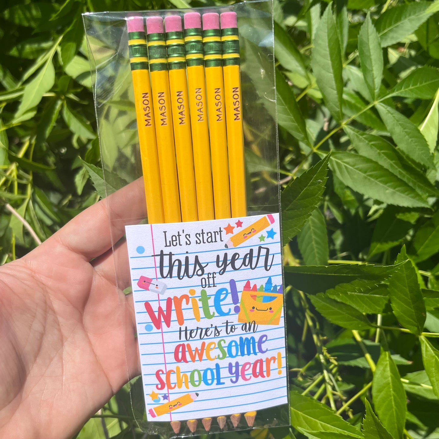 6pk Ticonderoga Personalized Pencils WS