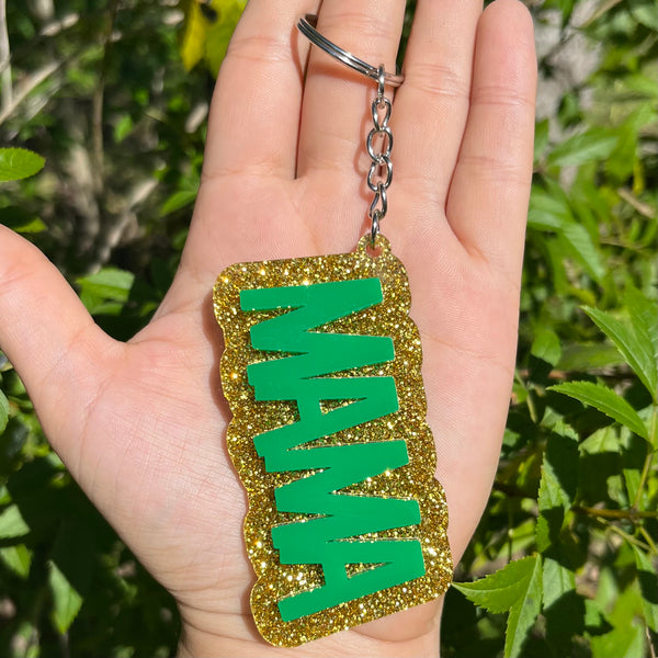mardi gras keychain
