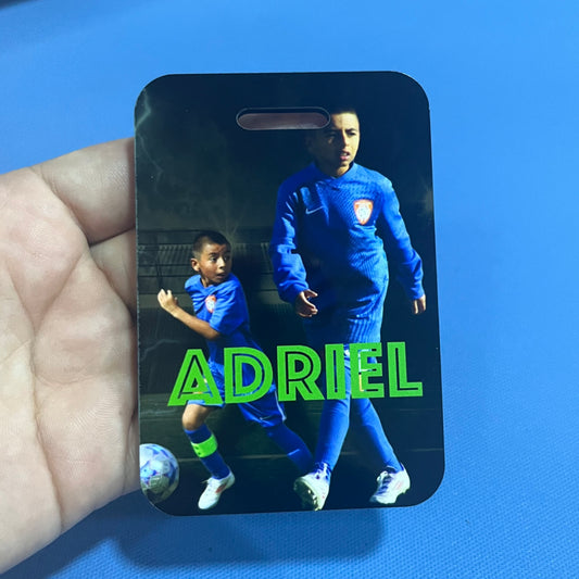 CUSTOM MDF Luggage Tag