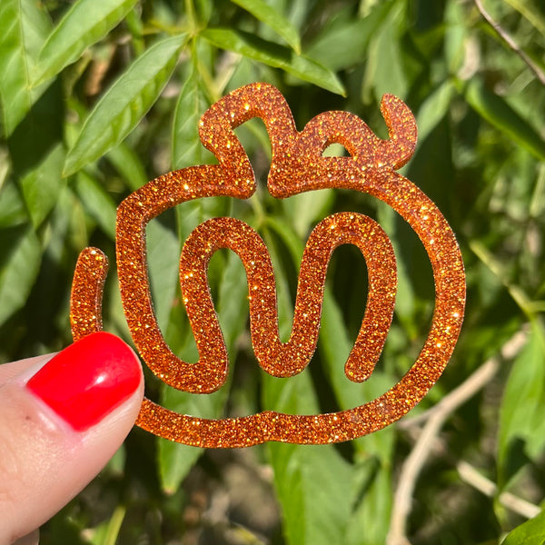 Pumpkin Acrylic Bookmark