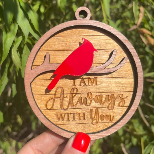 WHOLESALE I Am Always With You Christmas Ornament