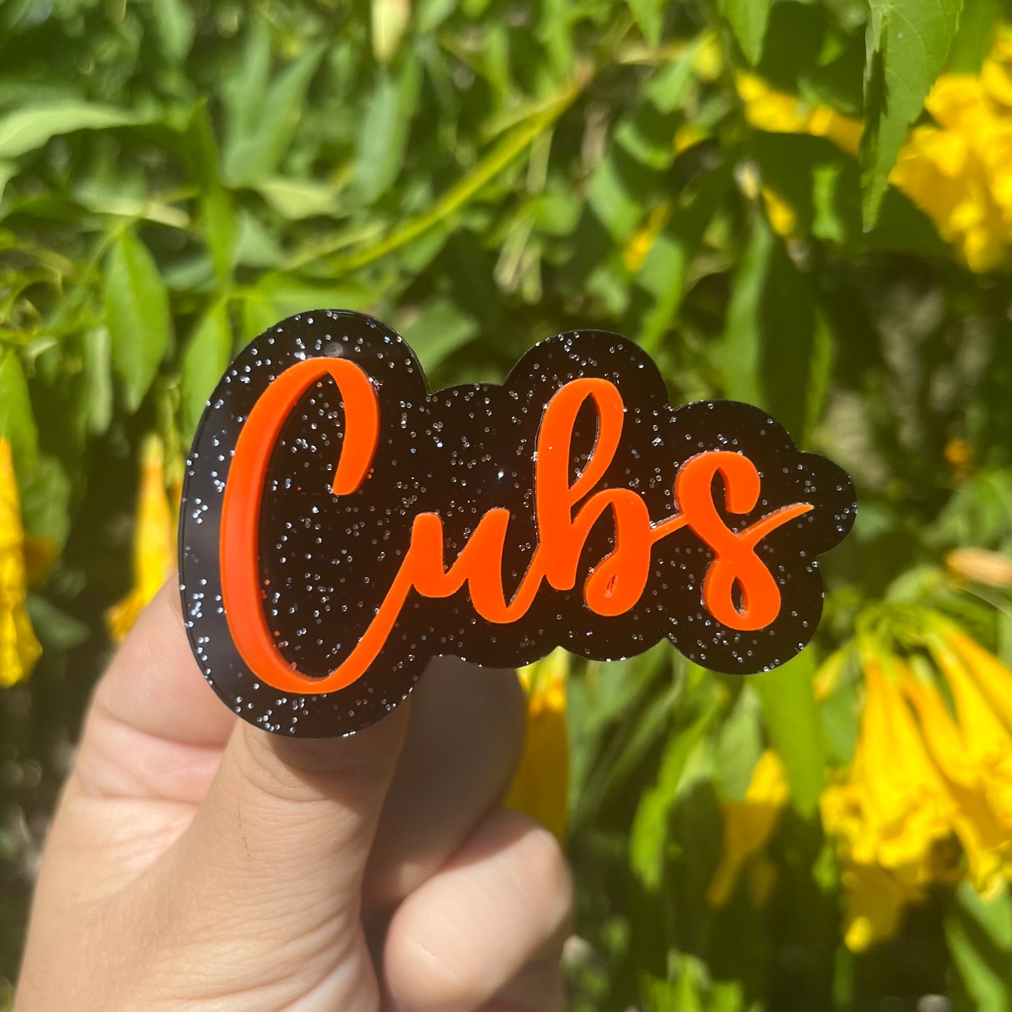 Personalized Acrylic Hair Clip