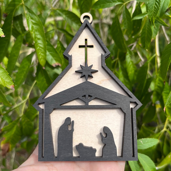Nativity Faith Ornament