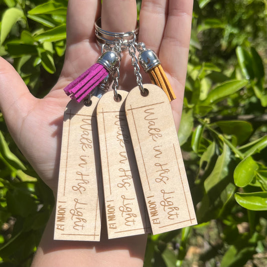 Faith Bible Verse Keychain