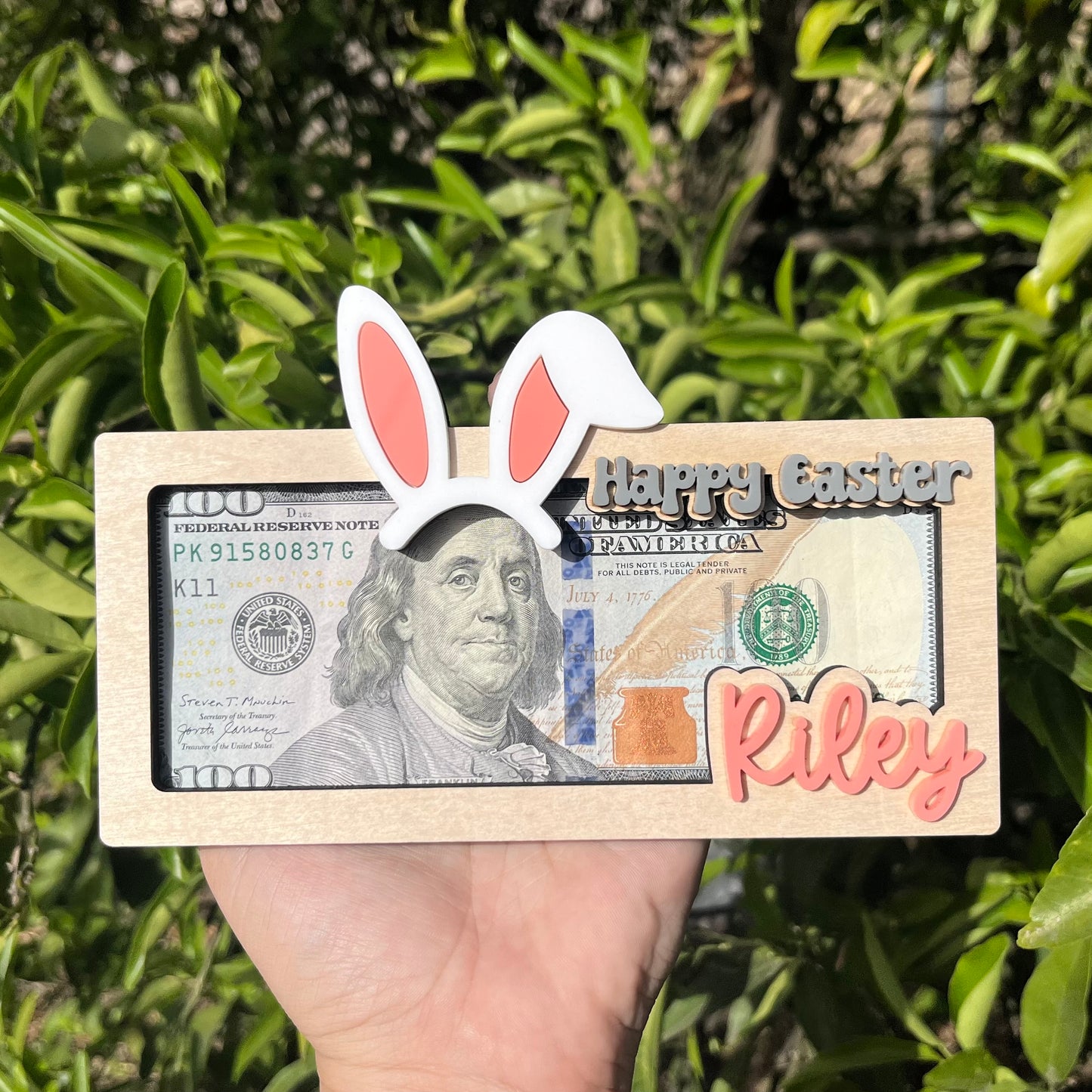 Easter Bunny Money Holder