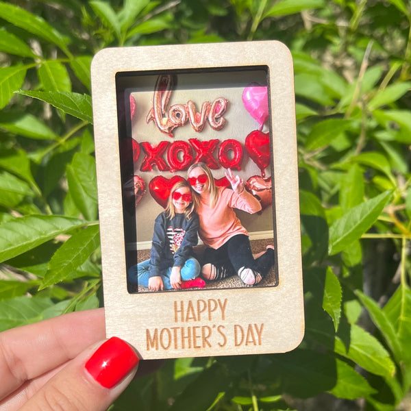 Happy Mother's Day Picture Frame Magnet or Car Visor