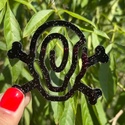 Skull Acrylic Bookmark