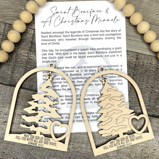 Saint Boniface & A Christmas Miracle Story Card