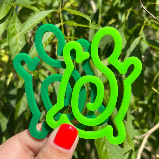 Turtle Acrylic Bookmark