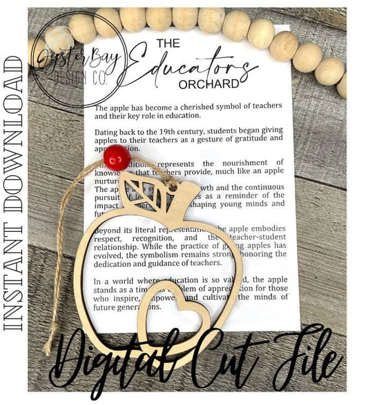The Educators Orchard Apple Car Charm