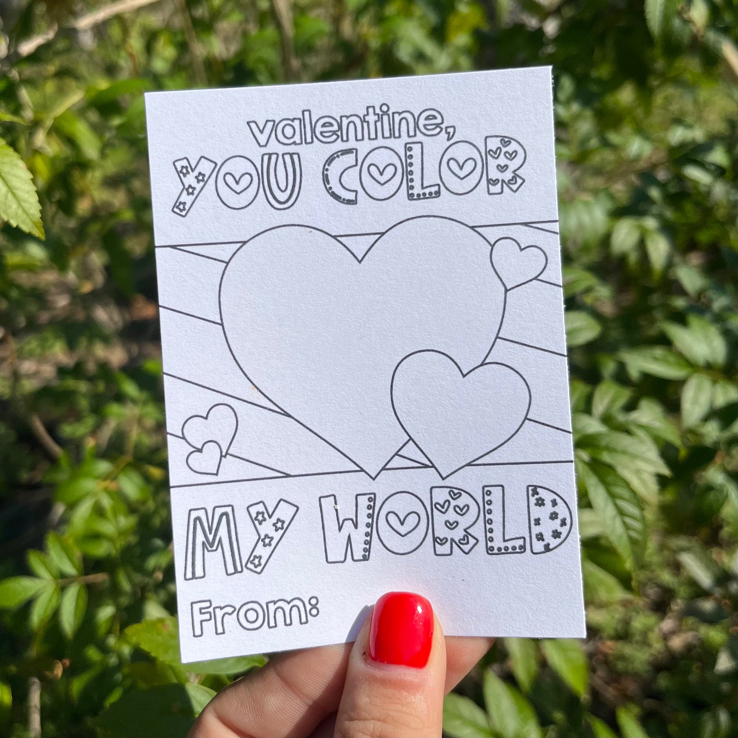 Crayon Valentine’s Day Cards