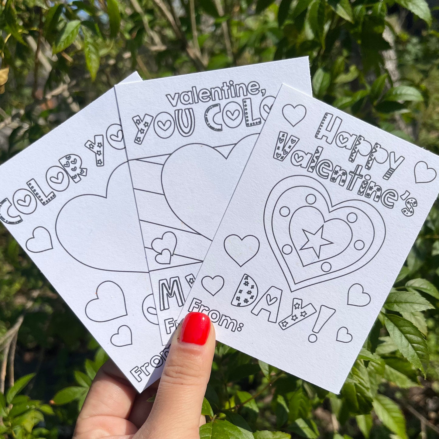 Crayon Valentine’s Day Cards