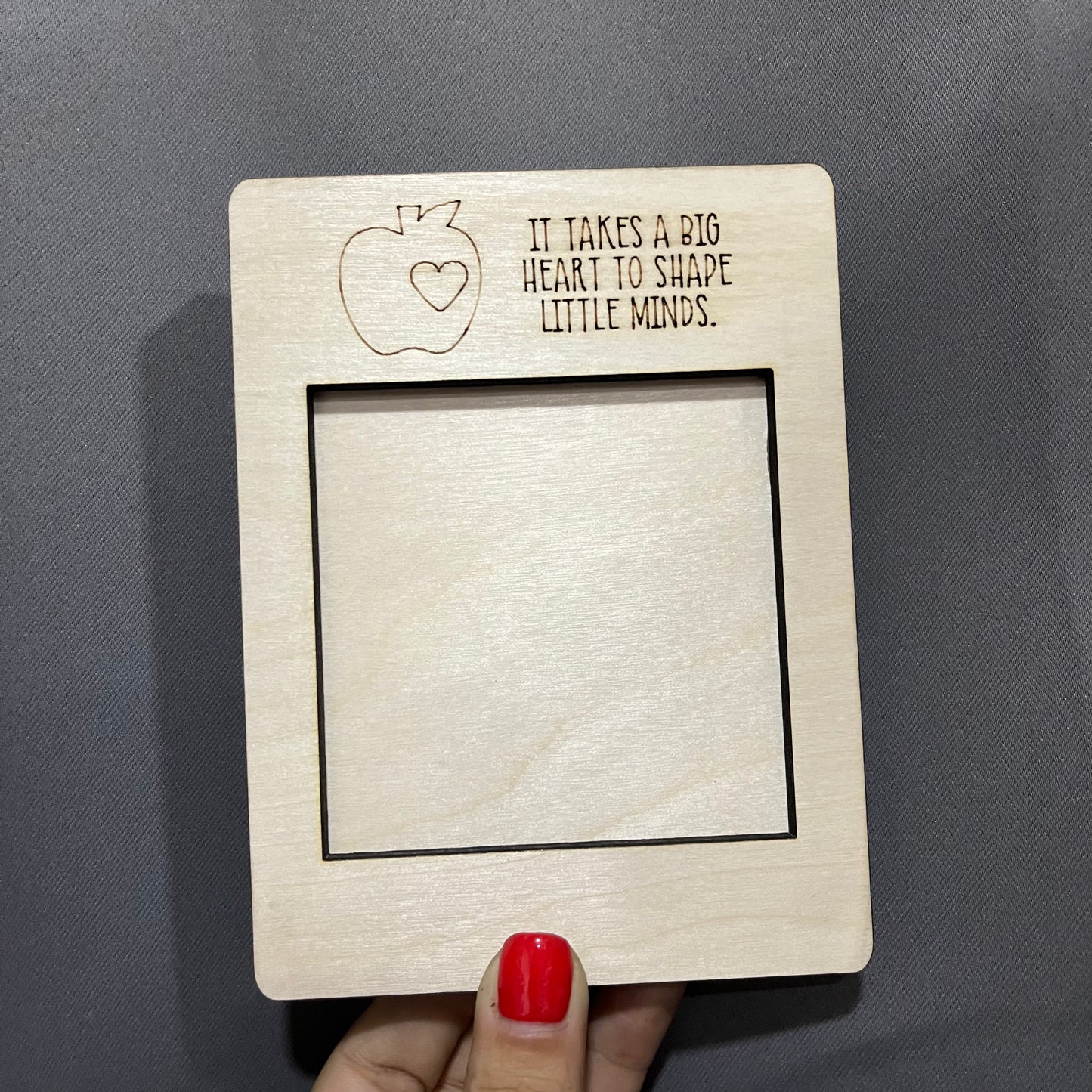 It Takes A Big Heart To Shape Little Minds Sticky Note Holder