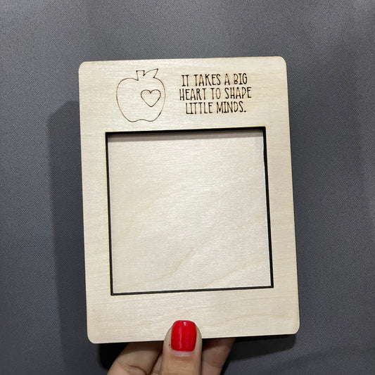 It Takes A Big Heart To Shape Little Minds Sticky Note Holder