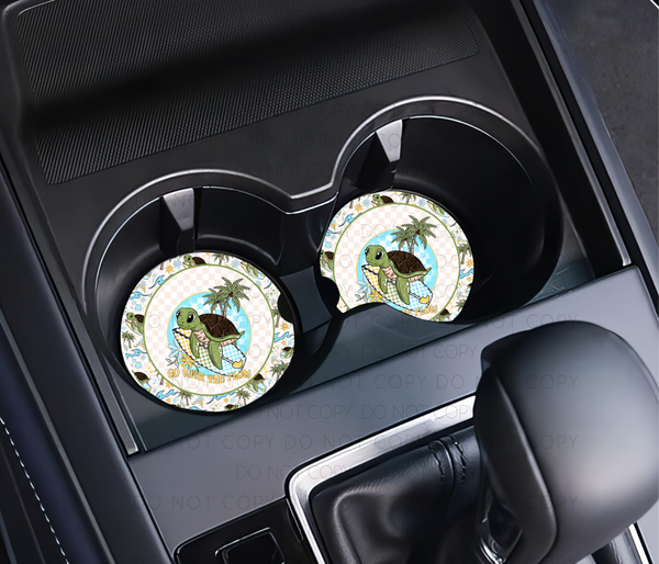 Sea Turtle Car Coasters