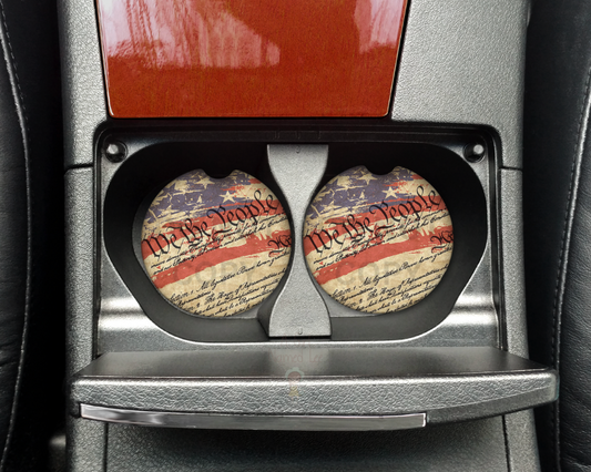We The People Car Coasters