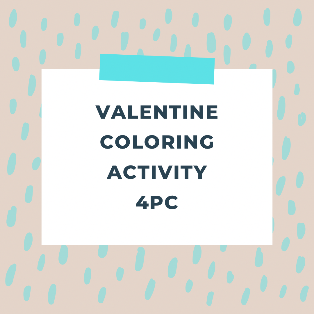 Valentine Coloring Activity