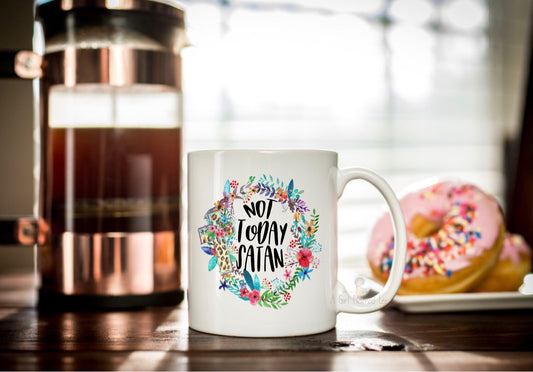 Not Today Satan Mug