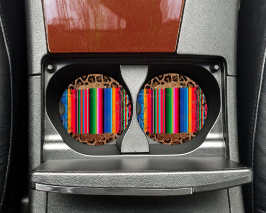 Serape Car Coasters