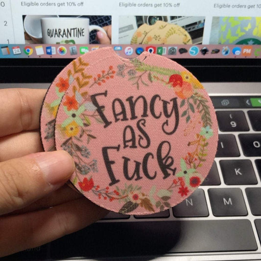 Fancy As Fuck Car Coasters