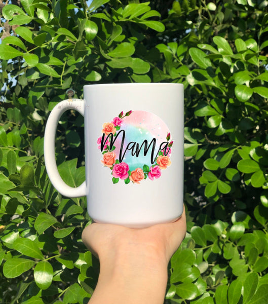 Mama Floral Mug