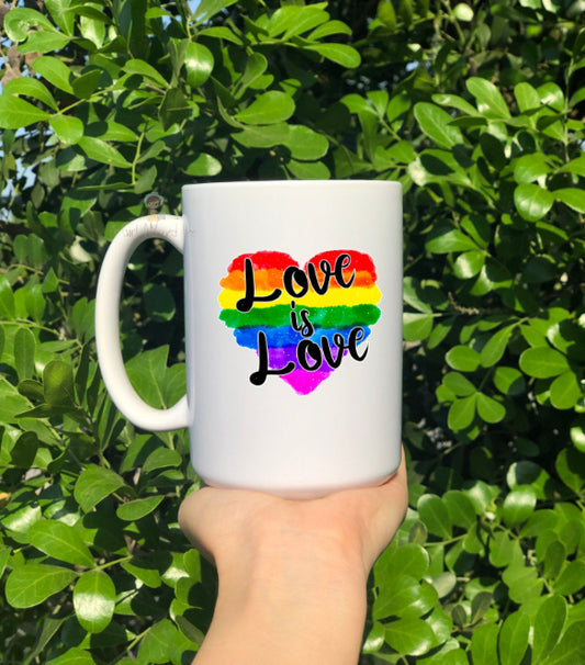 Love Is Love Pride Rainbow Mug