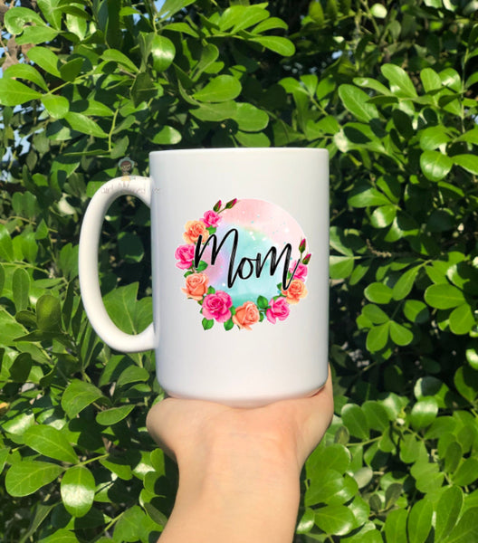 Mom Floral Mug