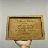 Daddy Pocket Change Rectangle Tray