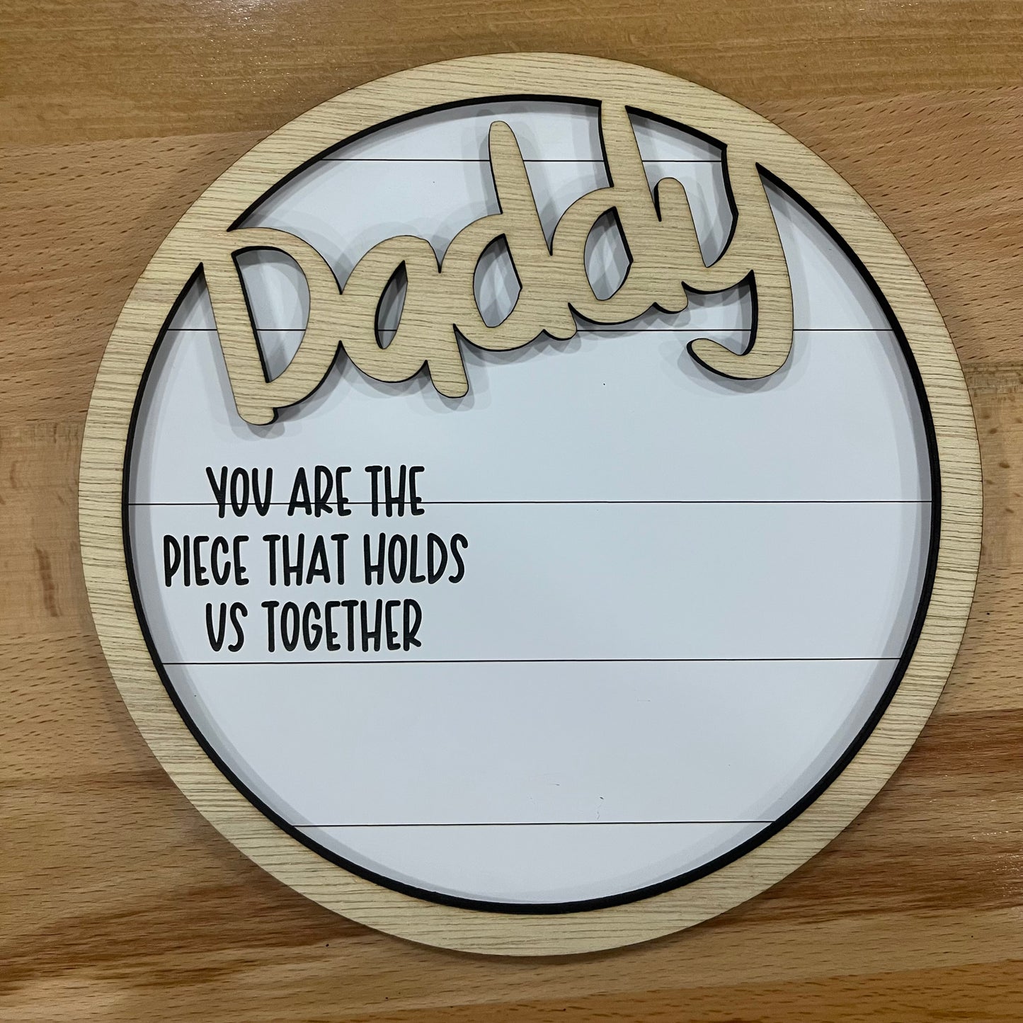 Daddy Grandpa You Are The Piece That Holds Us Together Puzzle Sign