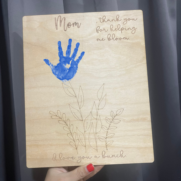 Mom, Thank You For Helping Me Bloom Sign