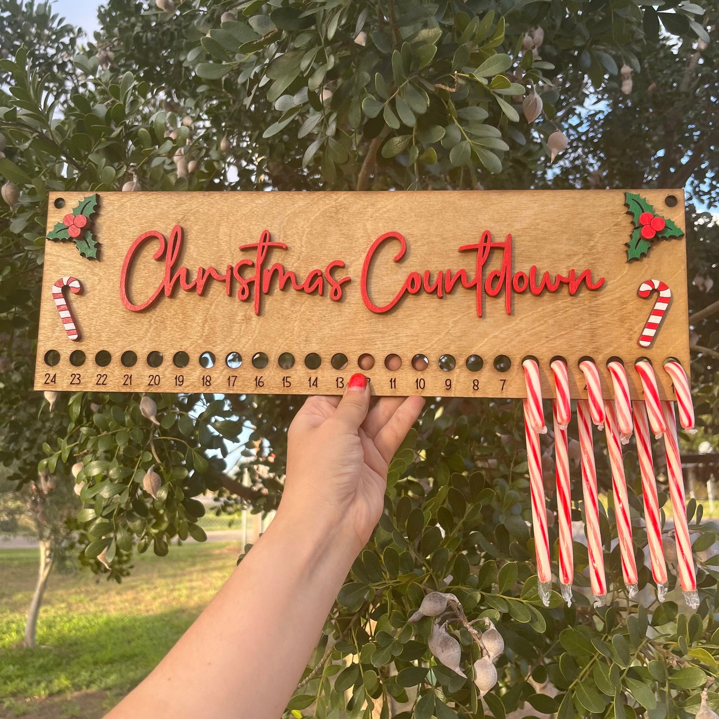 WHOLESALE Christmas Countdown Sign