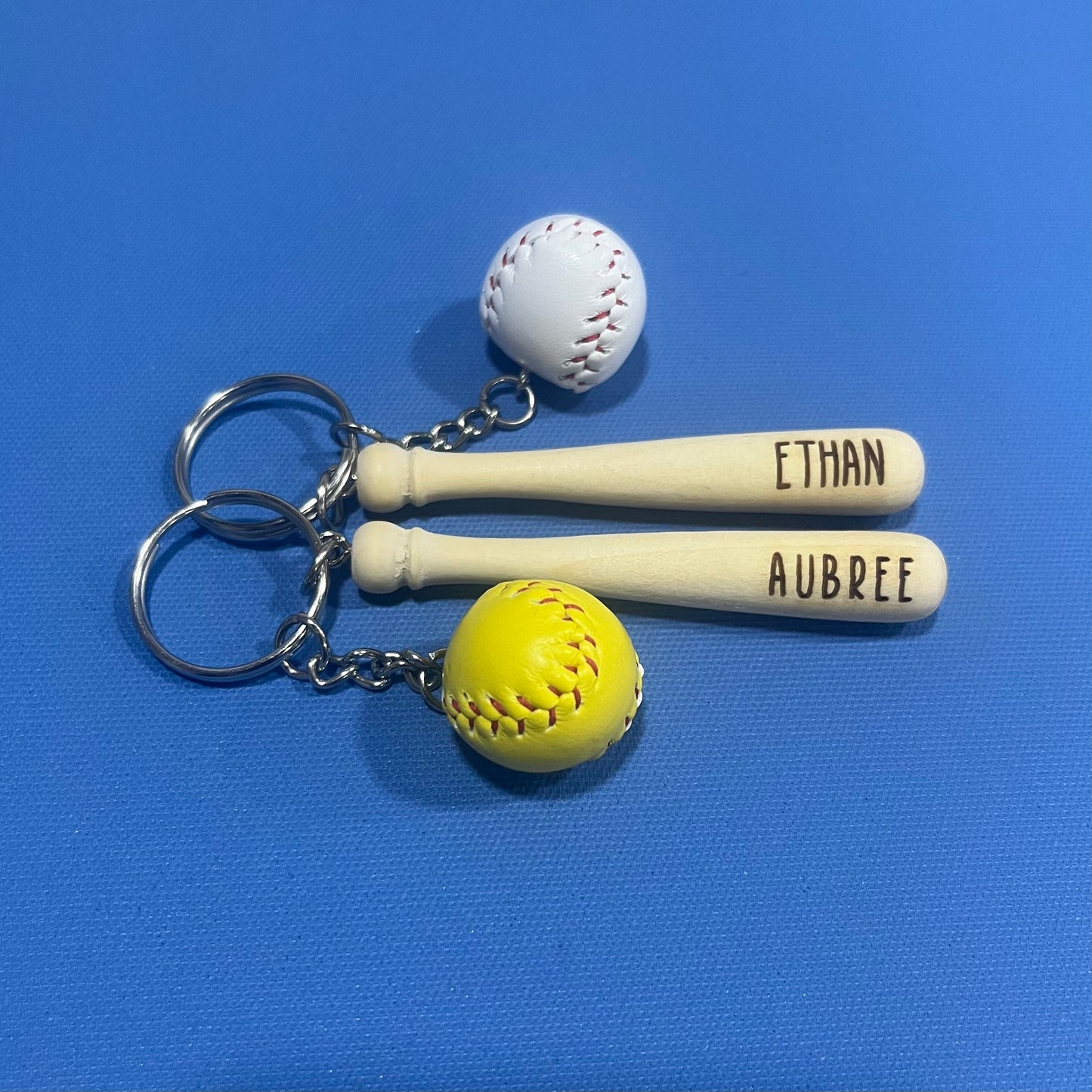 Baseball and Softball Keychains
