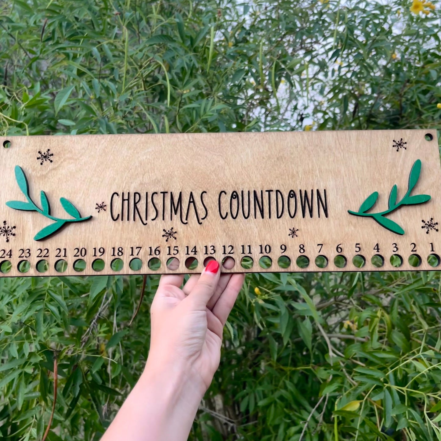WHOLESALE Christmas Countdown Sign
